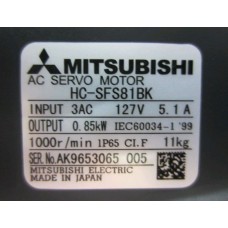 Mitsubishi HC-SFS81BK Servo Motor